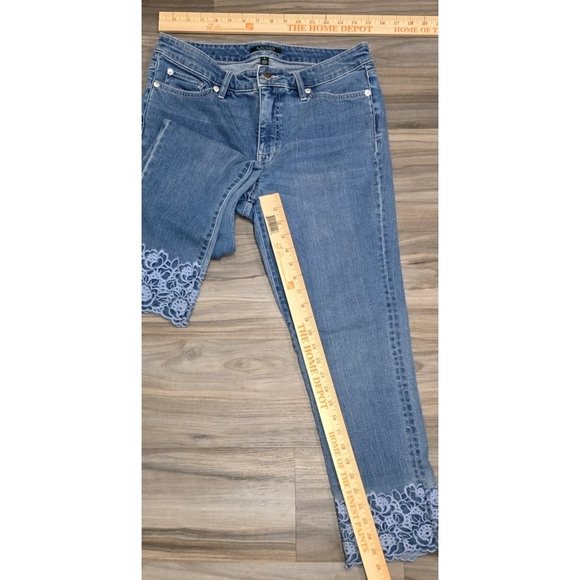 Lauren Ralph Lauren Premier Straight Cropped Jeans Size 6 - Picture 2 of 11